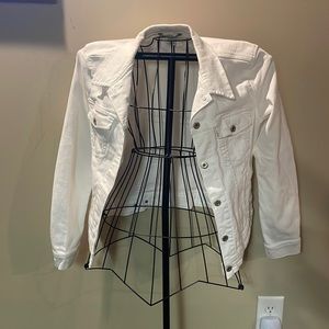 Levi’s San Francisco white denim jacket size L like new